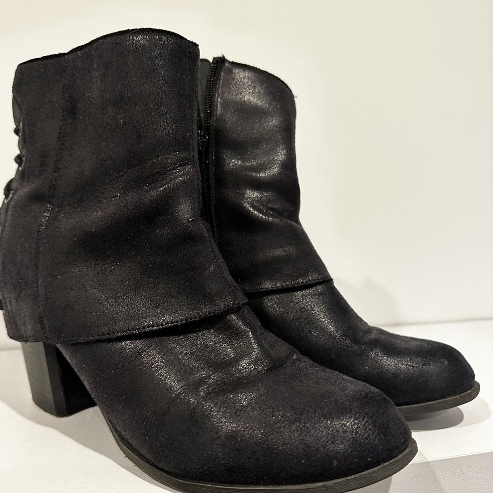 Lace Back Booties